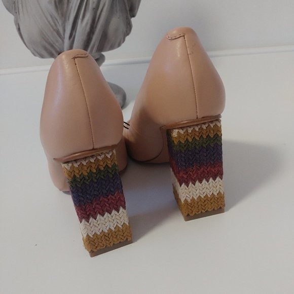 Katy Perry The Catie Woven Block Heel Shoe Size 5.5 - Picture 7 of 8